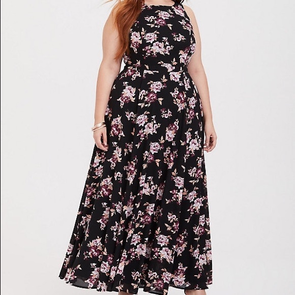torrid Dresses & Skirts - Torrid Floral Georgette Maxi Sz.24w